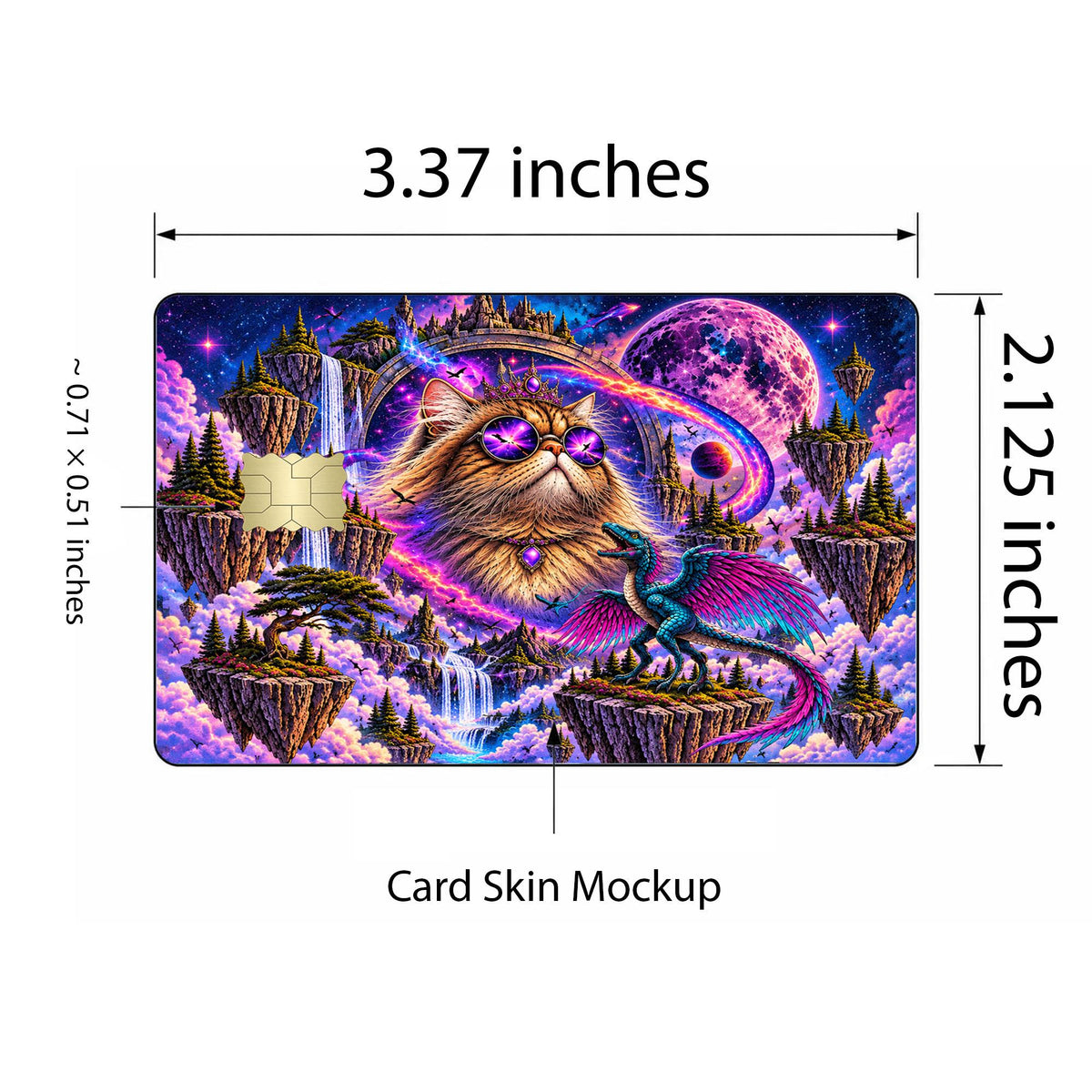 Princess Donut & Mongo Card Skin – Wallet Collection – view 4