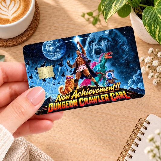 Dungeon Crawler Carl Book Cover Card Skin – Design 2