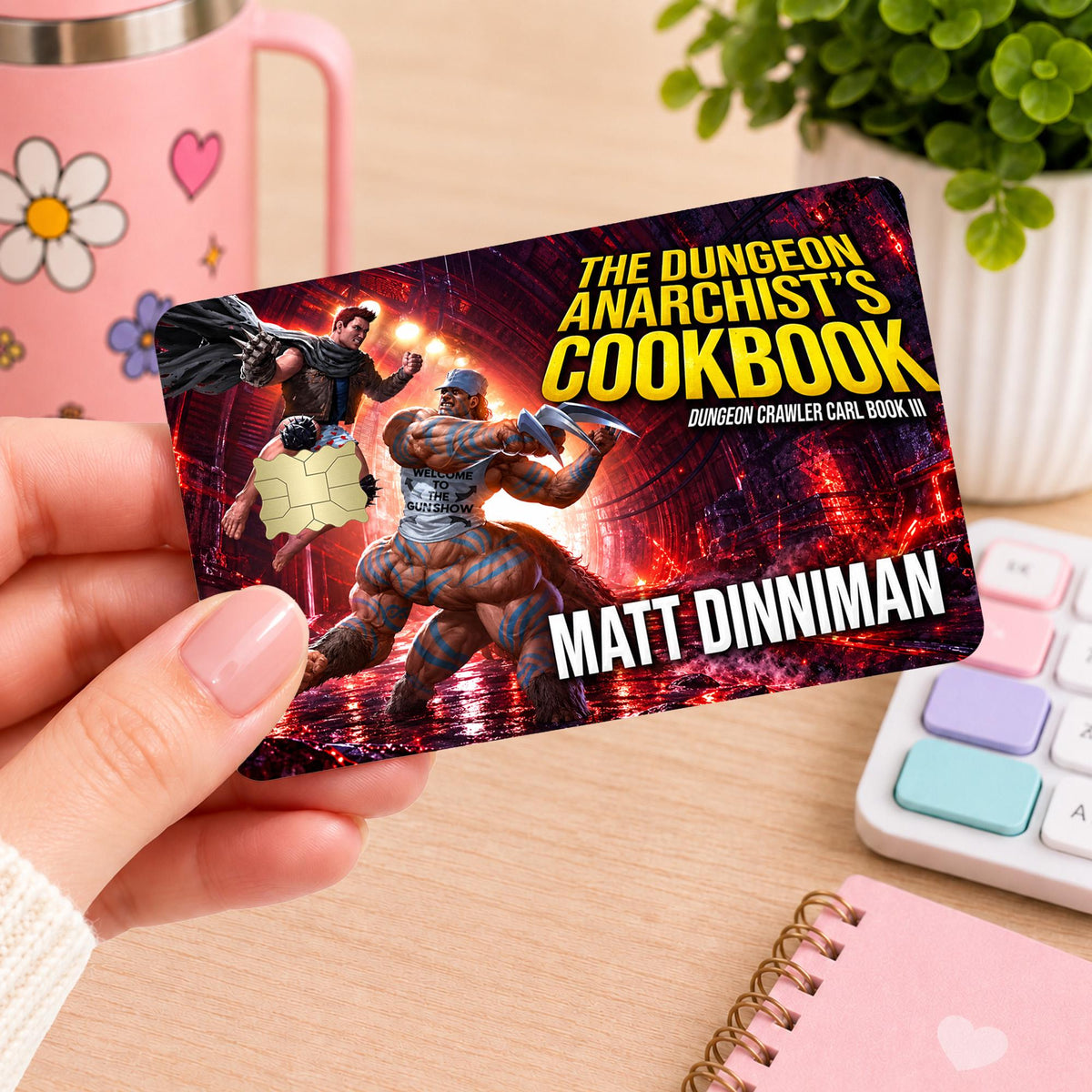 Dungeon Crawler Carl Card Skin – LitRPG Reader Design 4 – view 3