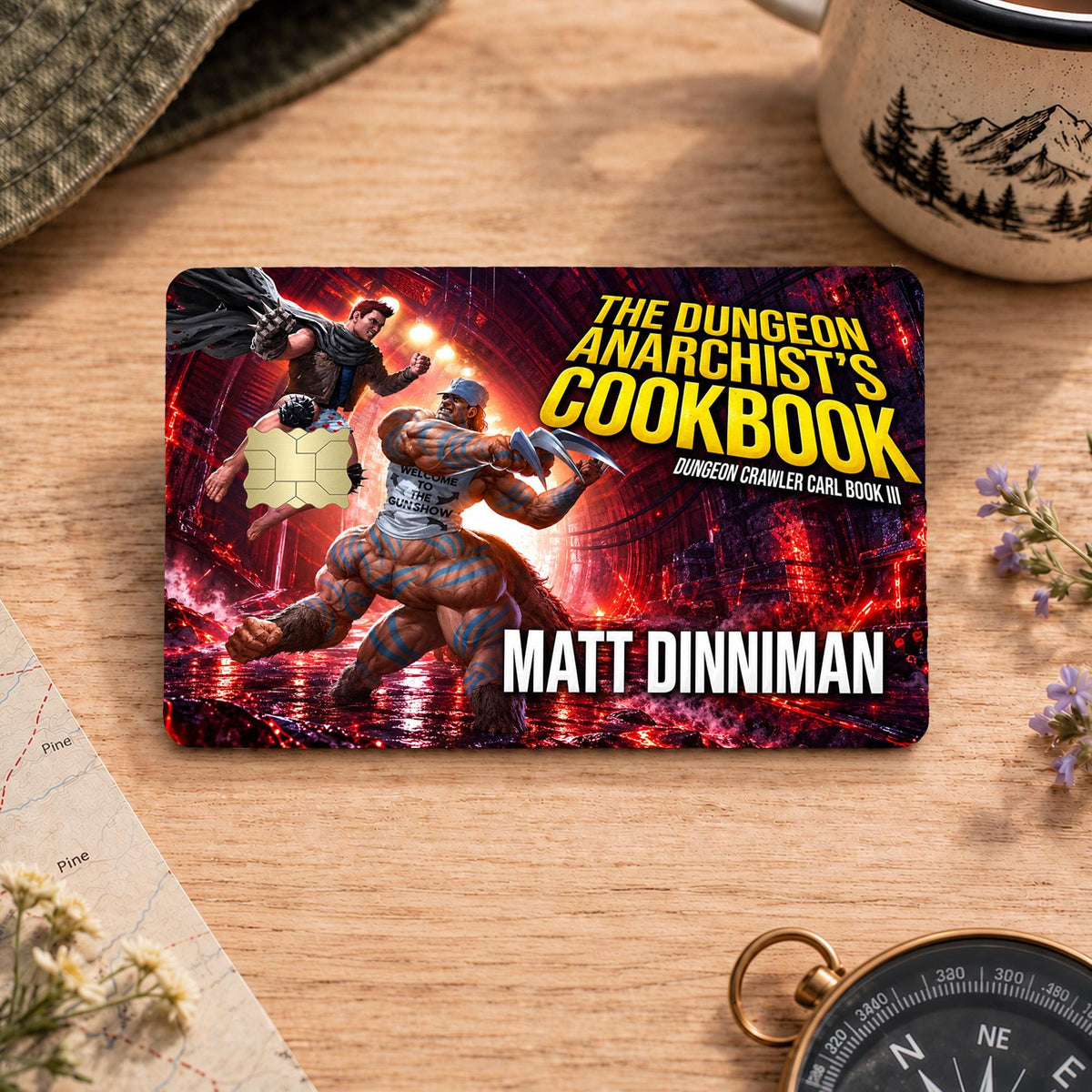 Dungeon Crawler Carl Card Skin – LitRPG Reader Design 4