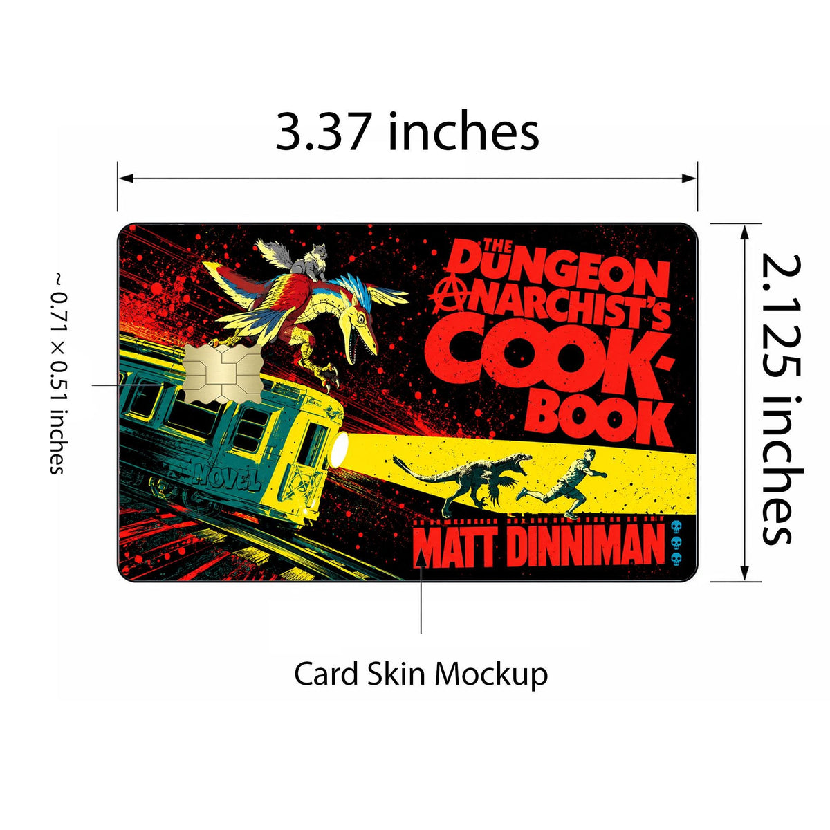 The Dungeon Anarchist's Cookbook Card Skin – Design 2 – view 3