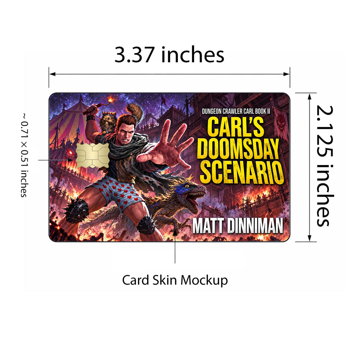 The Dungeon Anarchist's Cookbook Card Skin – view 3