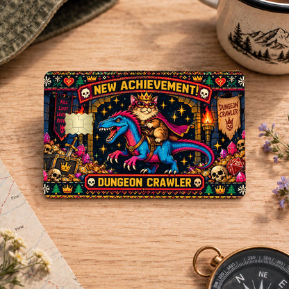 Dungeon Crawler Carl Ugly Xmas Achievement Card Skin – view 2