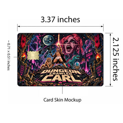 Dungeon Crawler Carl Card Skin – LitRPG Reader Design 3 – view 3