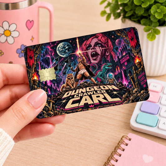 Dungeon Crawler Carl Card Skin – LitRPG Reader Design 3