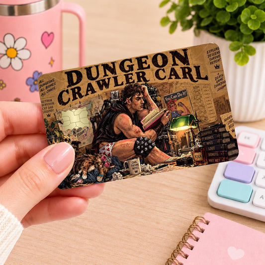 Dungeon Crawler Carl Card Skin – LitRPG Reader Design 8