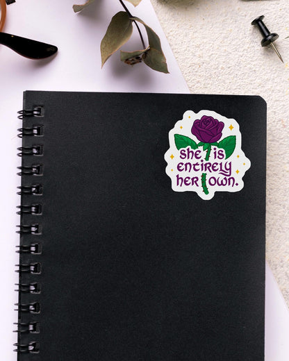 She Is Entirely Her Own Sticker – Officially Licensed – view 4