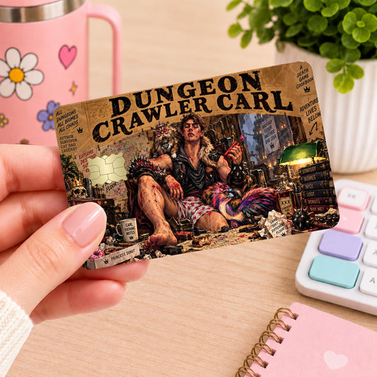 Dungeon Crawler Carl Card Skin – LitRPG Reader Design 6