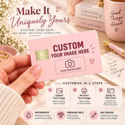 Custom Photo Card Skin – Your Design