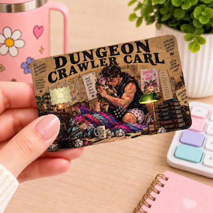 Dungeon Crawler Carl Card Skin – LitRPG Reader Design 5