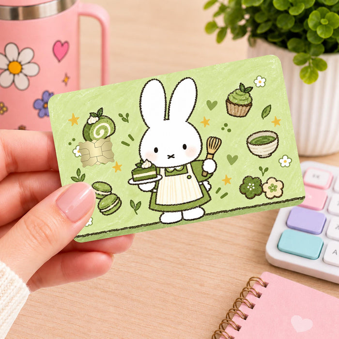 Matcha Bunny Card Skin – I Love You So Matcha
