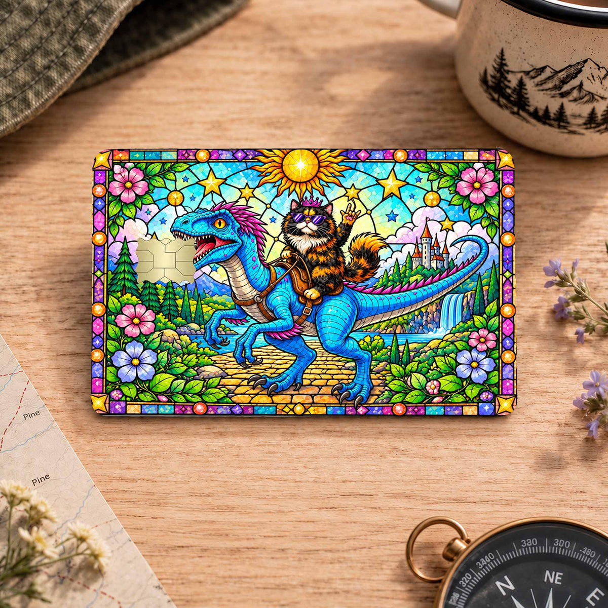 Dungeon Crawler Carl Princess Donut Card Skin – Retro Sci-Fi – view 3