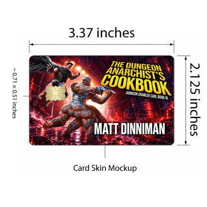 Dungeon Crawler Carl Card Skin – LitRPG Reader Design 4 – view 2