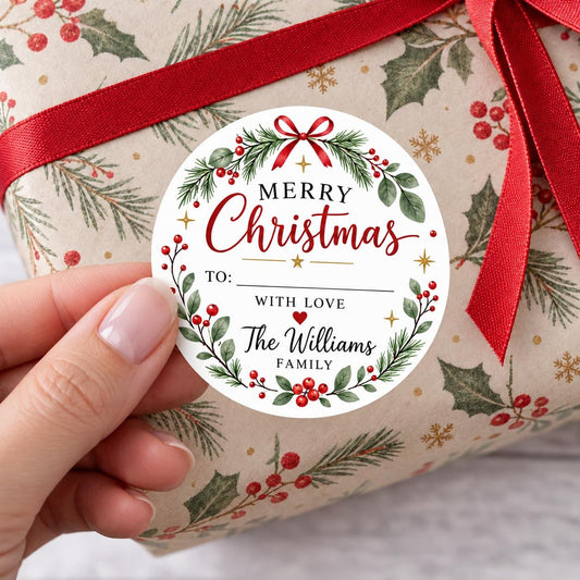 Cute Christmas Reading Stickers – Holiday Book Lover Set 2