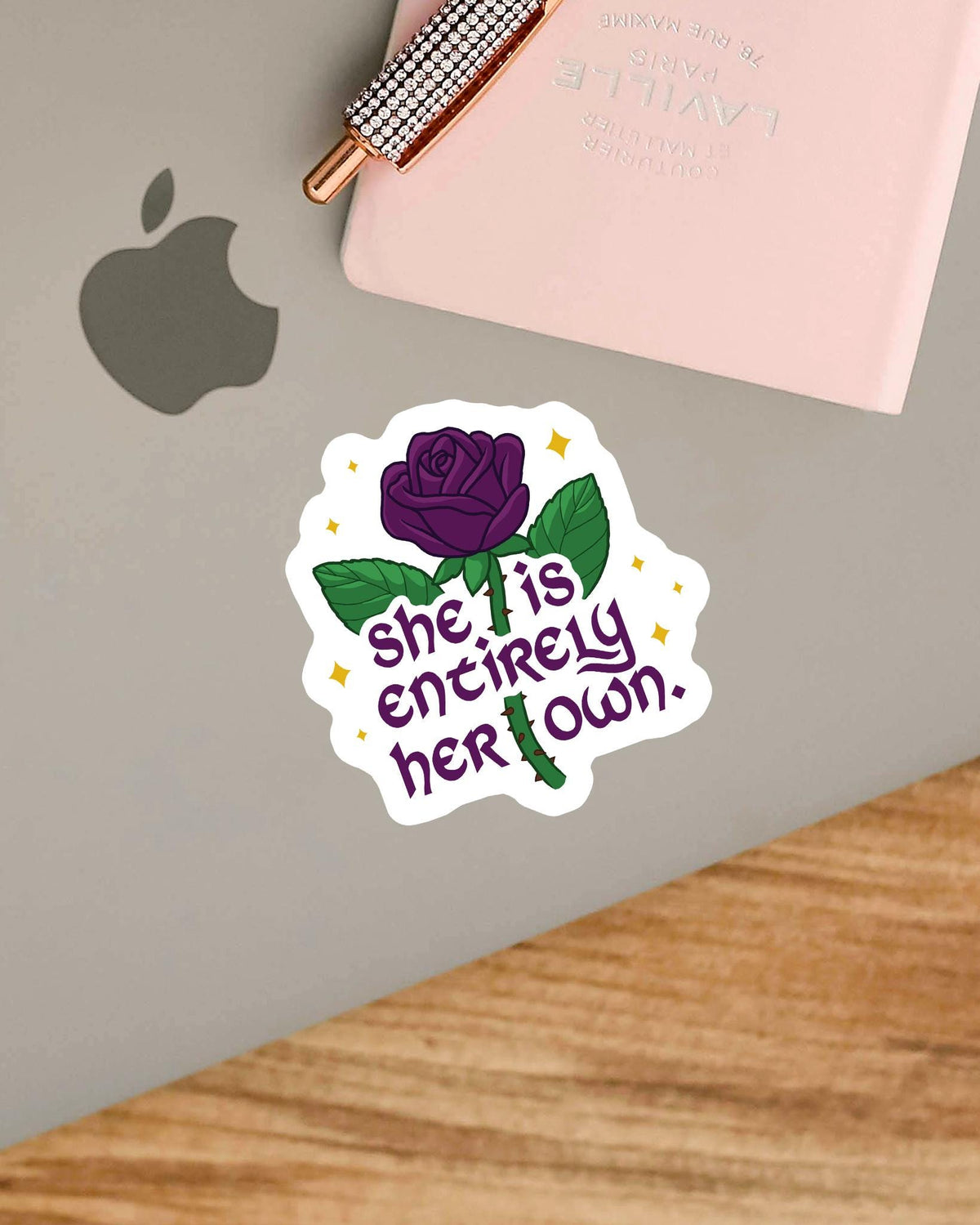 She Is Entirely Her Own Sticker – Officially Licensed – view 3