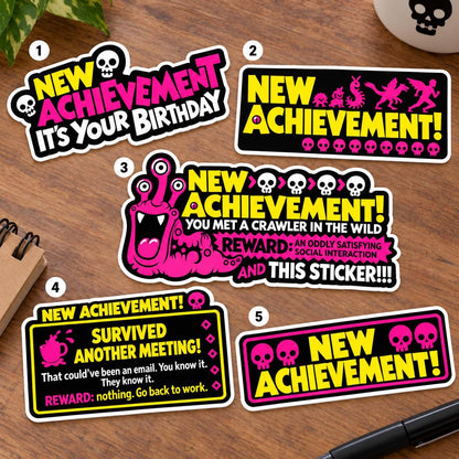 New Achievement Sticker – Dungeon Crawler Carl Inspired