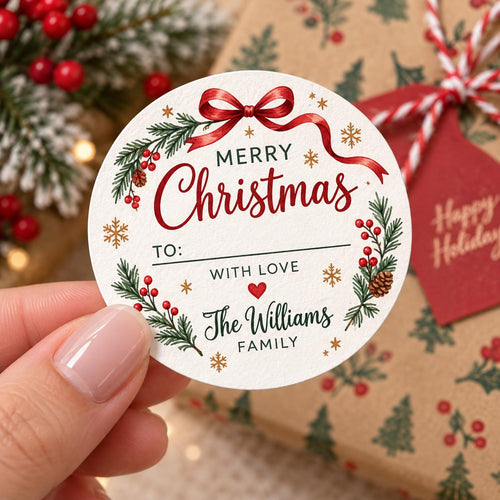 Cute Christmas Reading Stickers – Holiday Book Lover Set