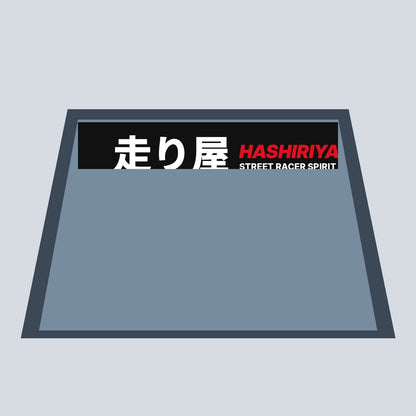 JDM Kanji Hashiriya Windshield Banner by Stickreews — view 2
