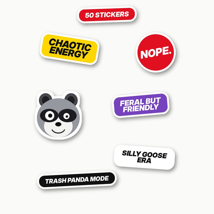 Unhinged Meme Sticker Pack by Stickreews